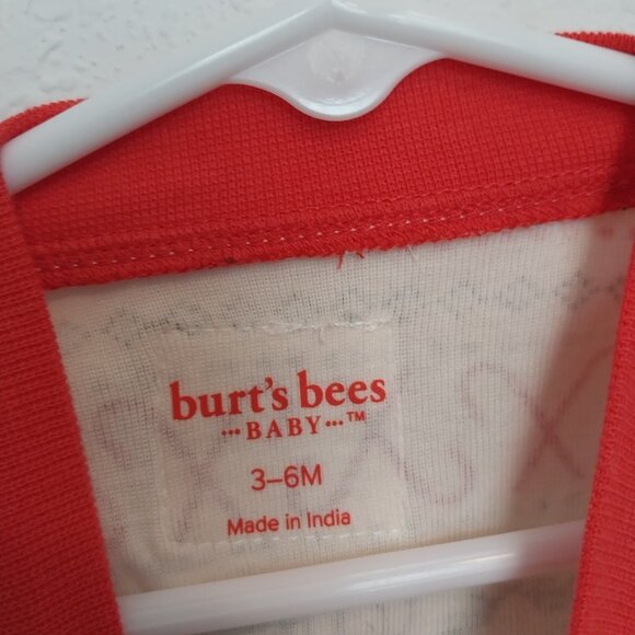 Burt's Bees Baby Holiday Footed Pajama - Picture 4 of 7